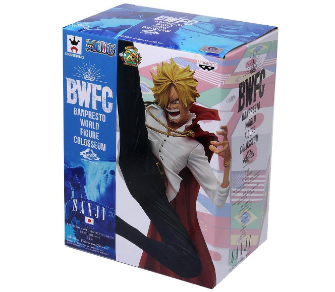 One Piece Merch - Vinsmoke Sanji World Figure Colosseum Banpresto MNK1108 -  ®One Piece Merch
