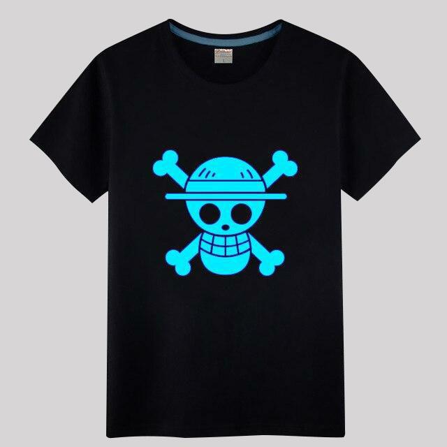 Glow in the Dark T-Shirts MNK1108 One Piece Logo / S Offizieller One Piece Merch