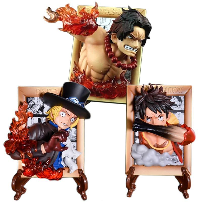3D Magnet Portraits with Stand MNK1108 Luffy Official One Piece Merch