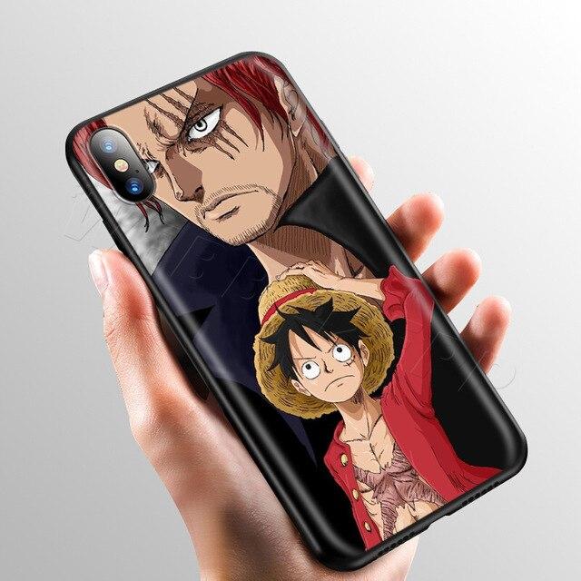 One Piece Shanks & Monkey D. Luffy iPhone Hülle ANM0608 für iPhone 5 5s se Offizieller One Piece Merch