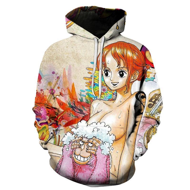 One Piece Nami Shower Hoodie ANM0608 S Offizieller One Piece Merch
