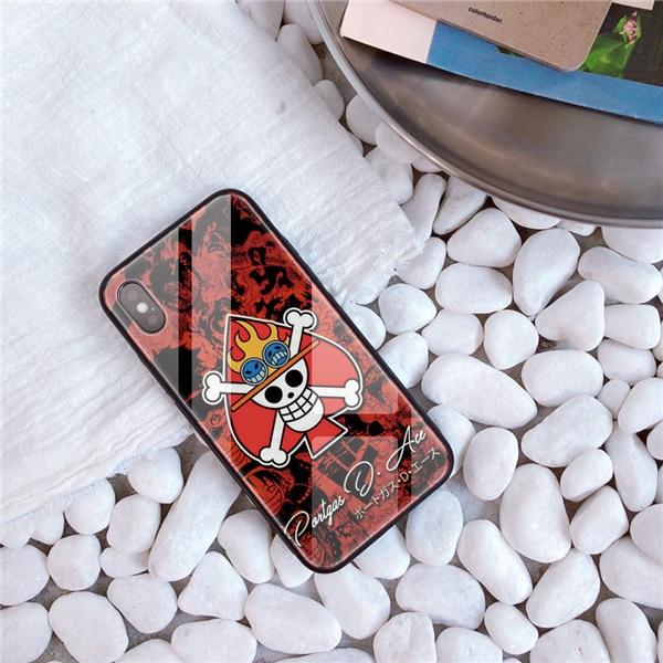 One Piece Portgas D. Ace Jolly Roger iPhone Case ANM0608 For iphone 5 5S SE Official One Piece Merch