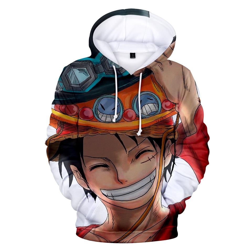One Piece Portgas D. Ace Smiling Hoodie ANM0608 XXS Official One Piece Merch