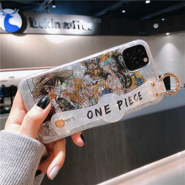 One Piece Straw Hat Pirates iPhone Case Strap Holder ANM0608 for 6 and 6s Official One Piece Merch