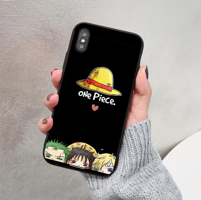 One Piece Monster Trio Zoro Luffy Sanji Coque iPhone ANM0608 Pour iPhone 5 5S SE Officiel One Piece Merch