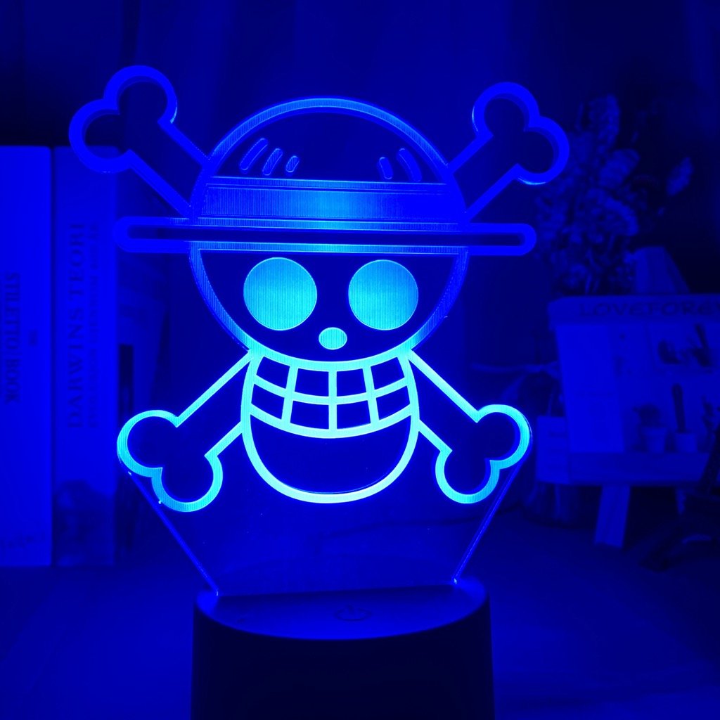 One Piece Jolly Roger Lampe LED ANM0608 Touch Merch officiel One Piece