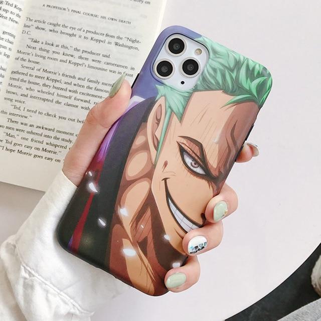 One Piece Roronoa Zoro Face iPhone Hülle ANM0608 für 6 und 6s Offizieller One Piece Merch