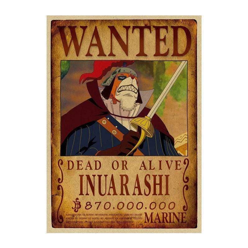 Wanted Search Notice Inuarashi OMS0911