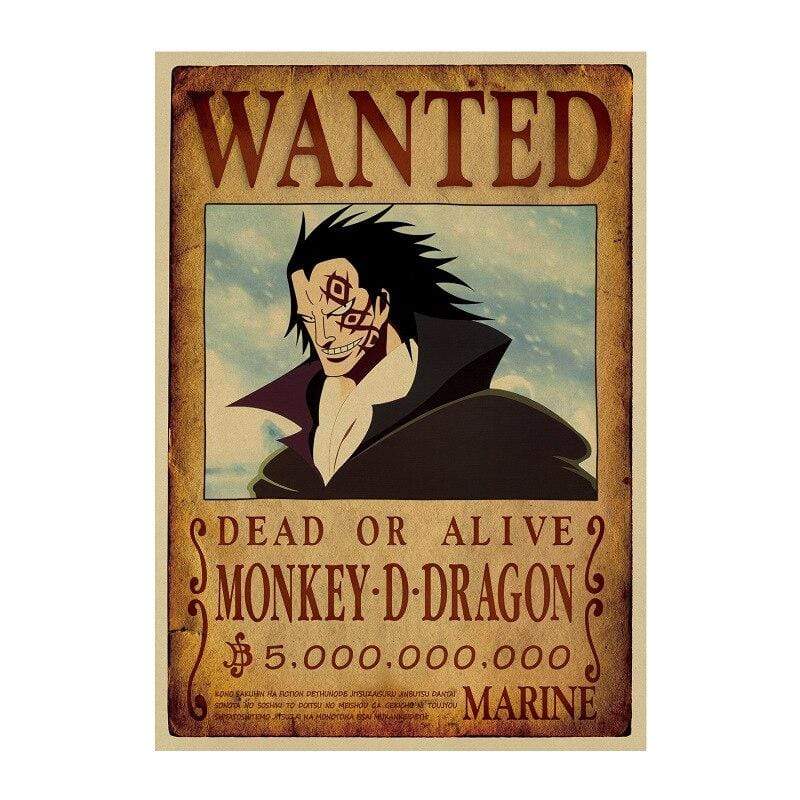 Wanted Search Notice Monkey D Dragon OMS0911