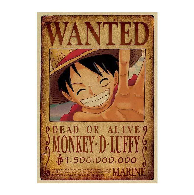 Thông báo lần tìm tòi Wanted Monkey D. Luffy OMS0911