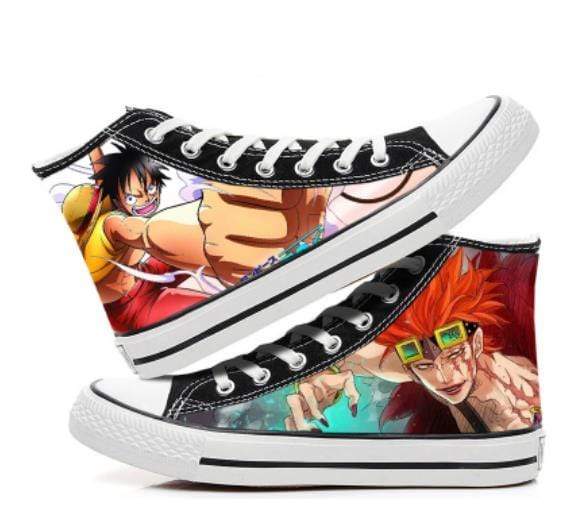 One Piece Schuhe Die 2 Supernova Kids und Luffy OMS0911