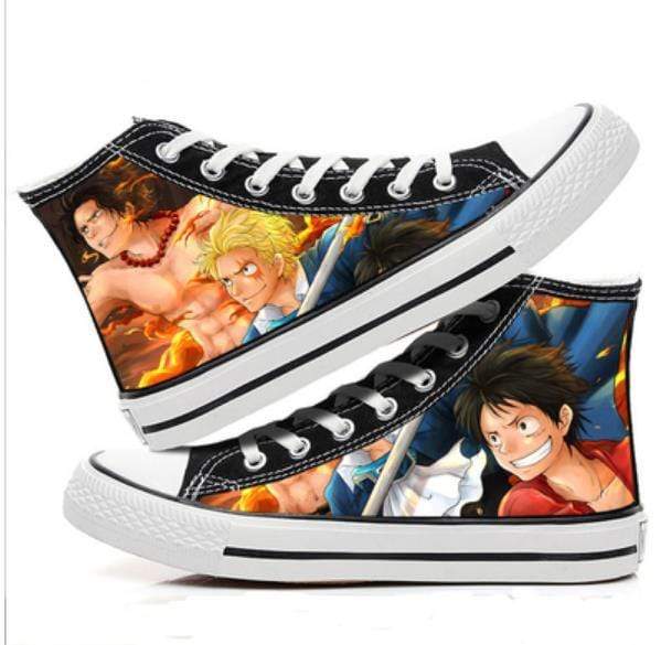 One Piece Shoe Sabo Ace And Luffy OMS0911