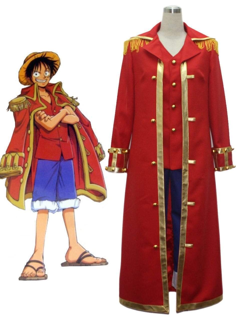 Cosplay One Piece Luffy King Of Pirates OMS0911