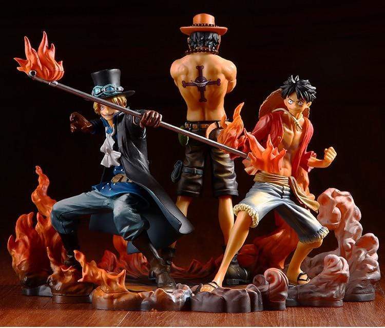 Ace Luffy And Sabo One Piece figure OMS0911