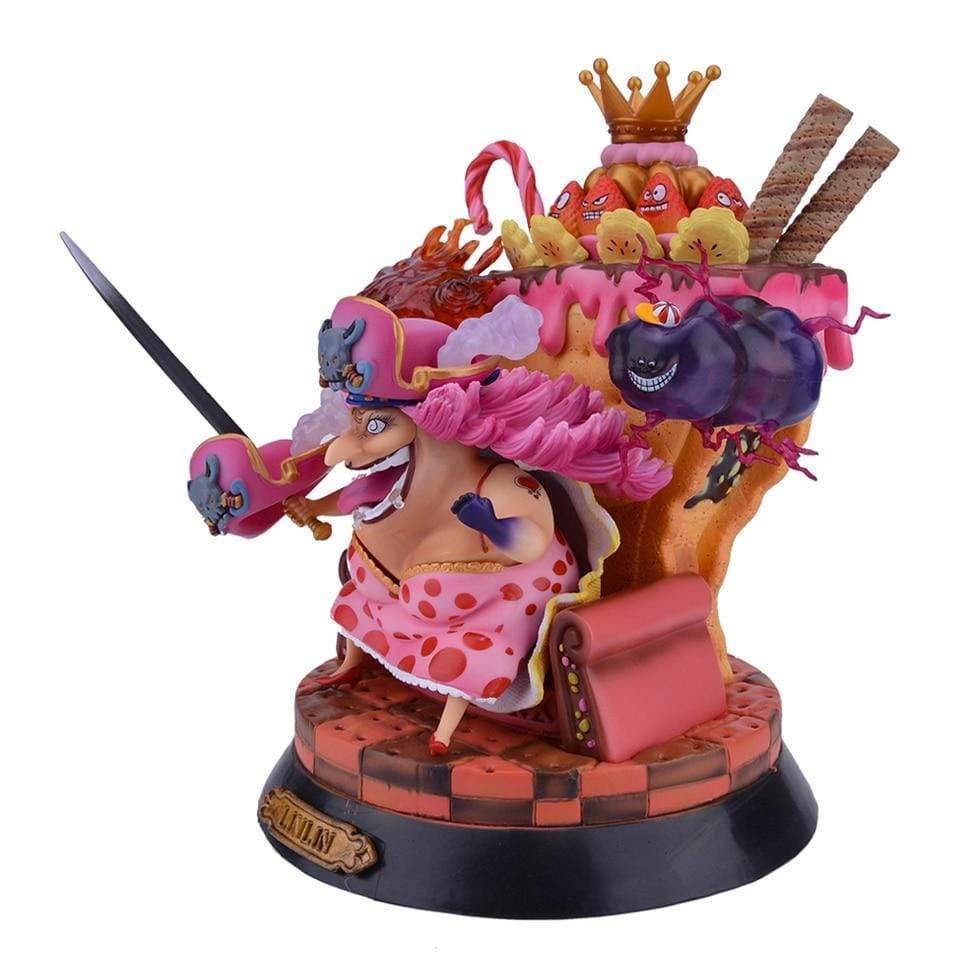Figurine Big Mom One Piece sur son trône OMS0911