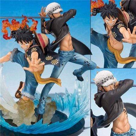 Monkey D Luffy and Trafalgar D Water Law One Piece figure OMS0911