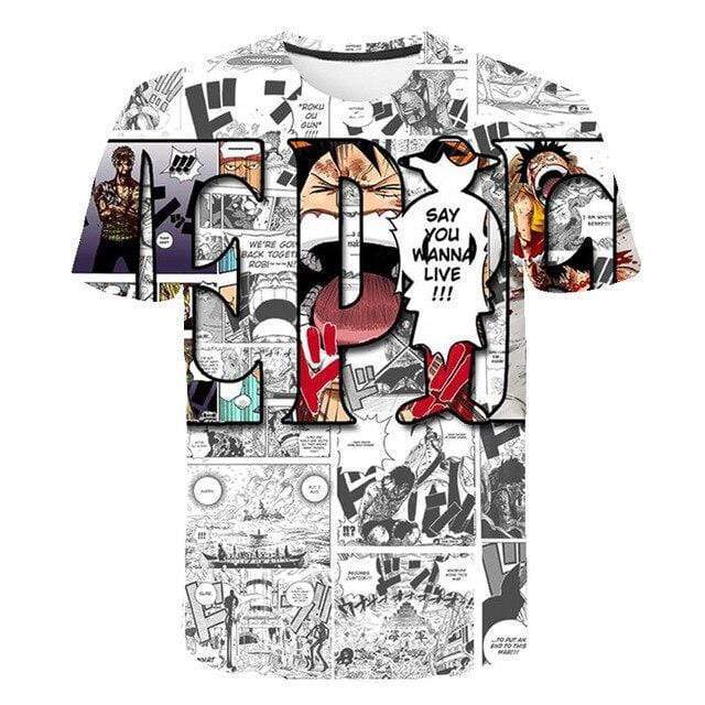 One Piece Manga T Shirt OMS0911