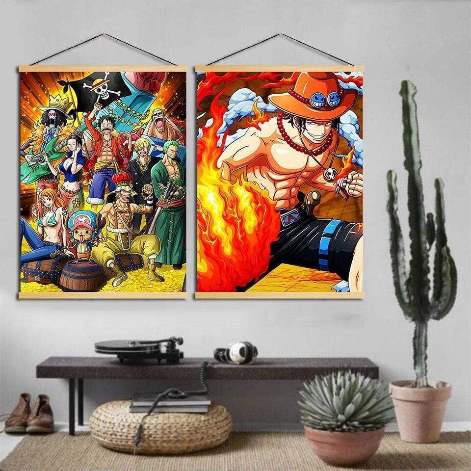 Ace And His Flaming Fist One Piece Poster OMS0911