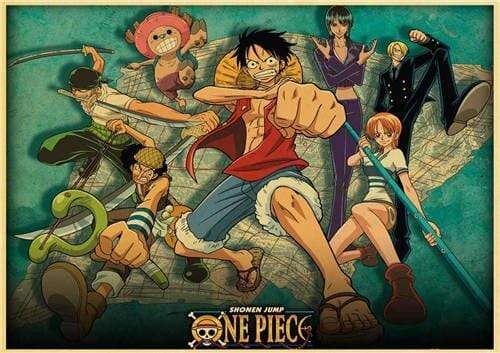 Straw Hat Crew One Piece Poster OMS0911
