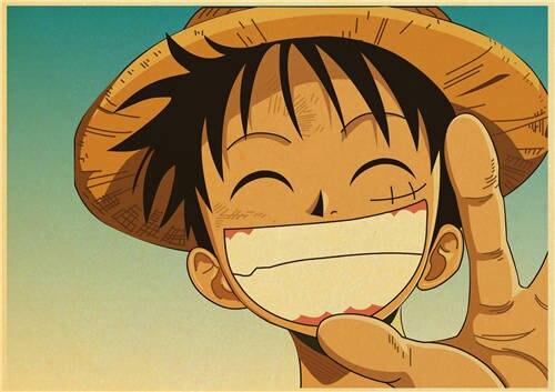 One Piece Poster Luffy With A Big Smile OMS0911