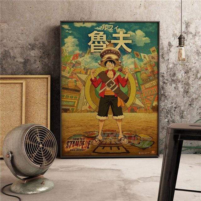 Monkey D Luffy Stampede One Piece Poster OMS0911