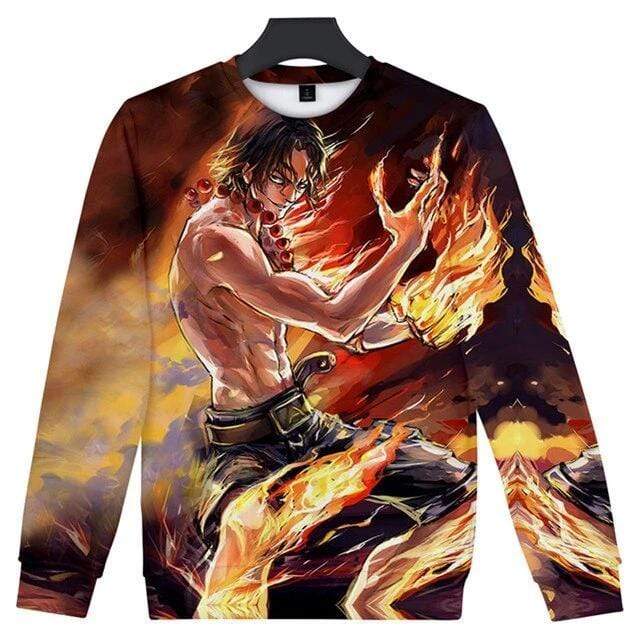 Ace The Fiery Pirate One Piece Sweater OMS0911