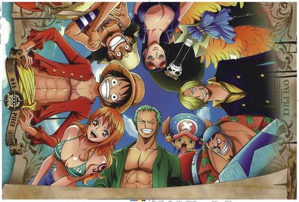 1000 pièces One Piece Puzzle Poster Mugiwara OMS0911