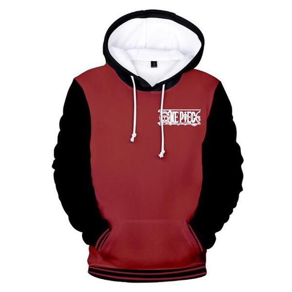 Red and Black One Piece Sweatshirt OMS0911