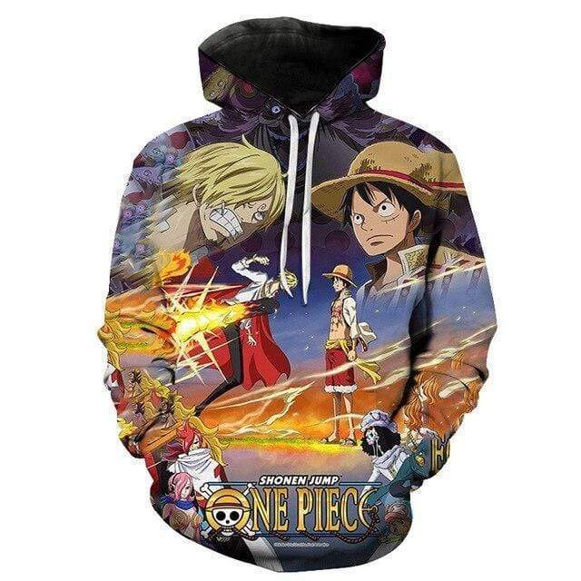 Sanji Vs Luffy One Piece Sweatshirt OMS0911