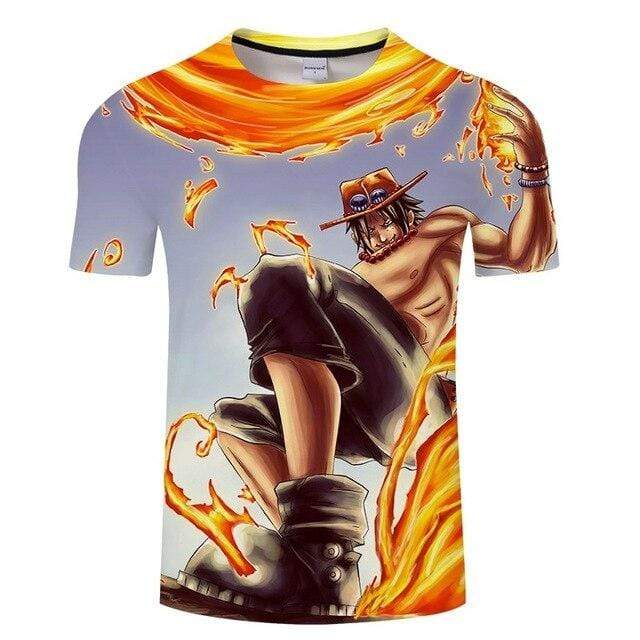 One Piece T-Shirt Ace the Brother of Sabo OMS0911