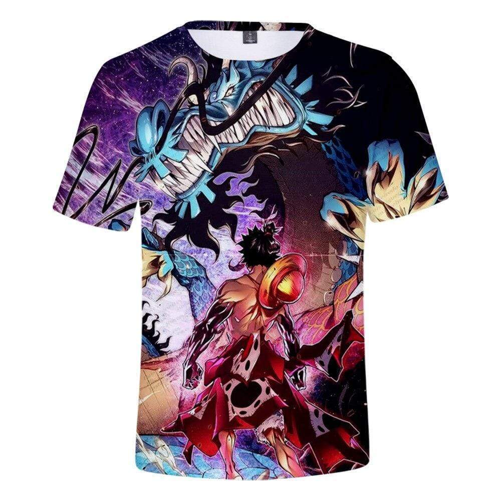 Straw Hat Vs Dragon One Piece T-Shirt OMS0911