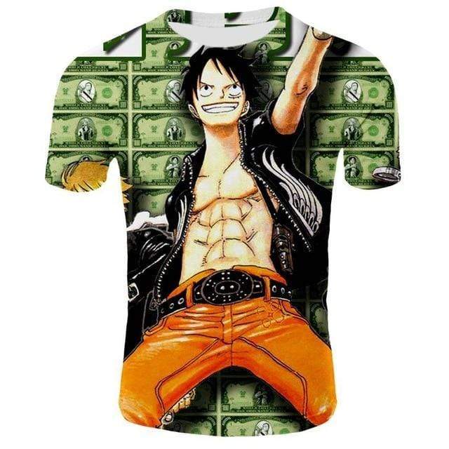One Piece T-Shirt Luffy's Berry OMS0911