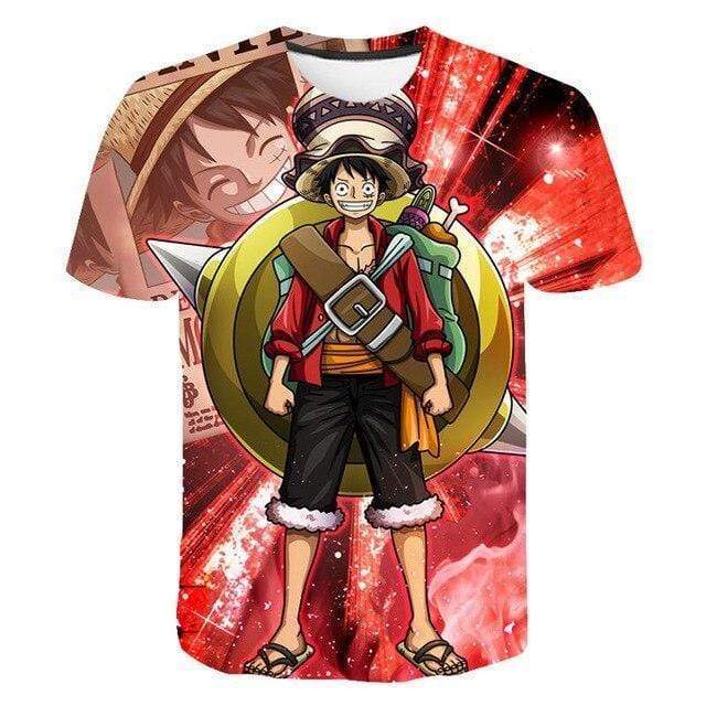 One Piece T Shirt Luffy At The Colosseum OMS0911
