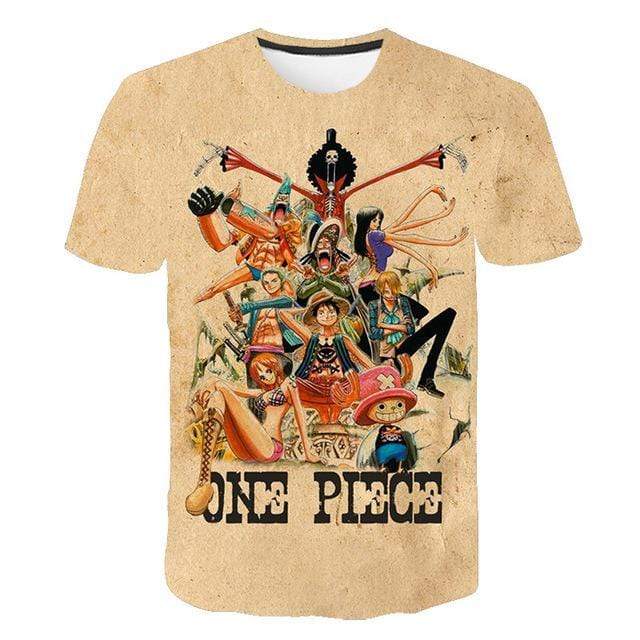 Retro Mugiwara One Piece T Shirt OMS0911