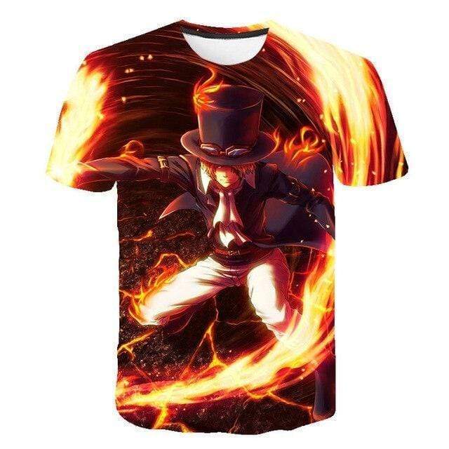 Sabo The Burning Revolutionary One Piece T Shirt OMS0911