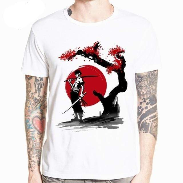 Zoro and the Blood Moon One Piece T-Shirt OMS0911