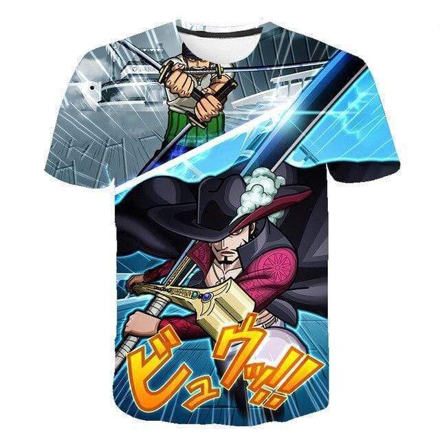Zoro Vs Mihawk One Piece T-Shirt OMS0911