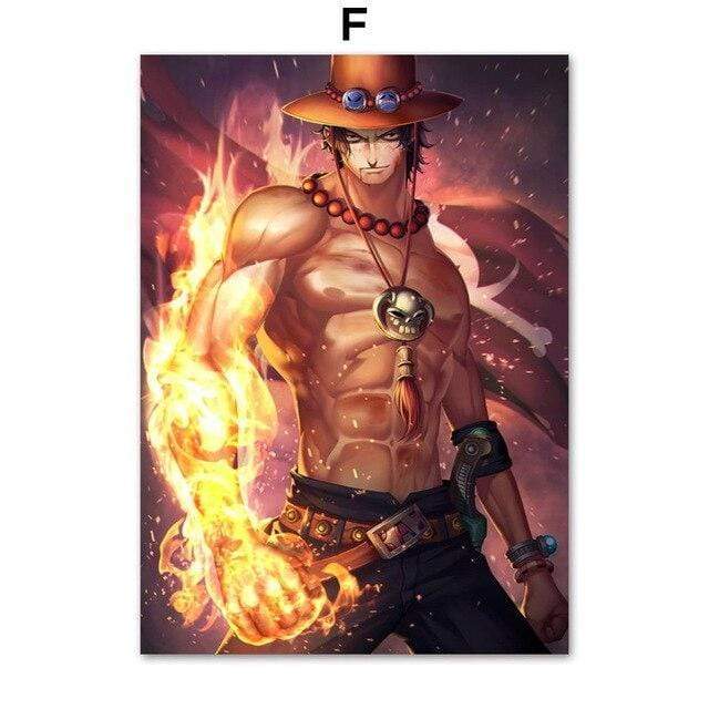 One Piece board Fan Art Ace With Fists OMS0911
