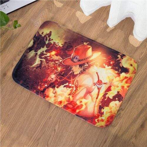 One Piece Shower Mat Ace With Fists OMS0911