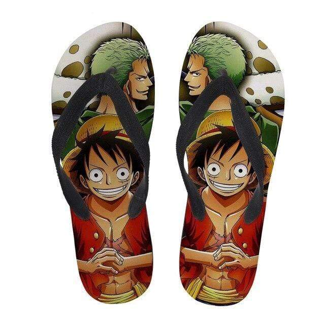 One Piece flip flops Zoro and Luffy OMS0911