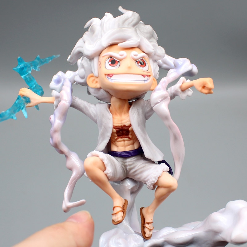 Anime One Piece GK Sun God Nika Gear 5 Monkey D Luffy VS Kaido Dragon  Fighting PVC Action Figures Collection Model Toys Gifts