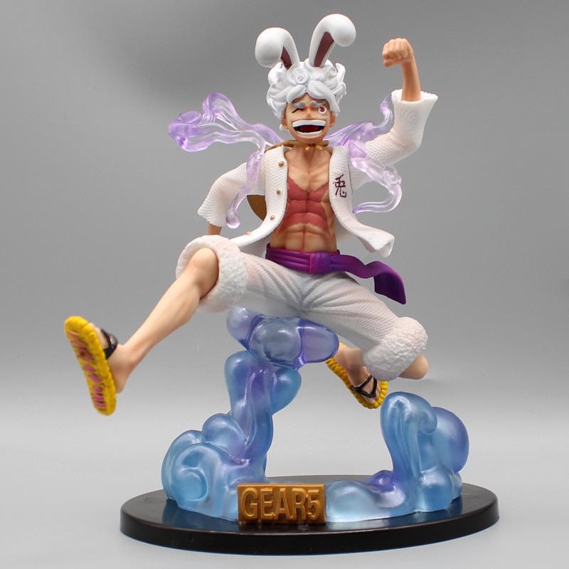 One Piece Action Figures - 20cm Monkey D. Luffy Nika White Rabbit ...